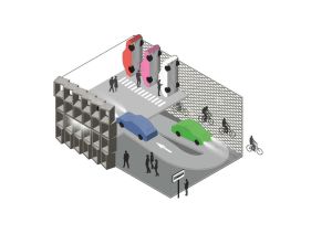 Propuesta de aparcamiento en el edificio GESA, Palma de Mallorca